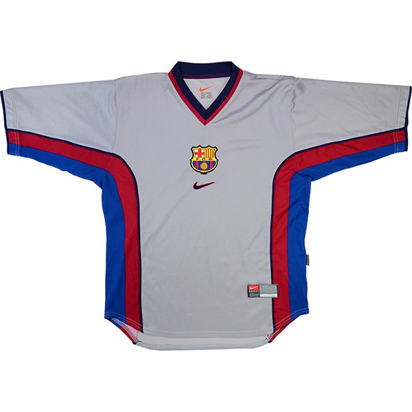 Maillot Football Barcelone Exterieur Retro 1998 2001 Gris